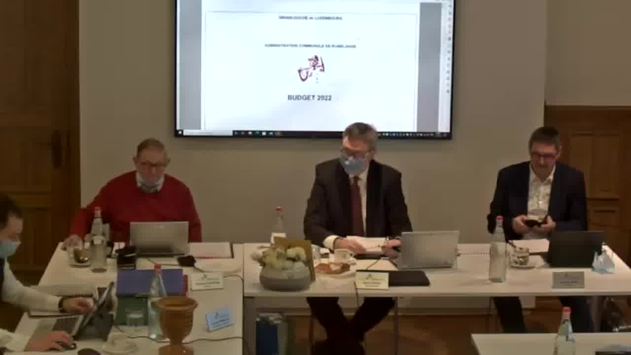 Séance du conseil communal du 17 décembre 2021